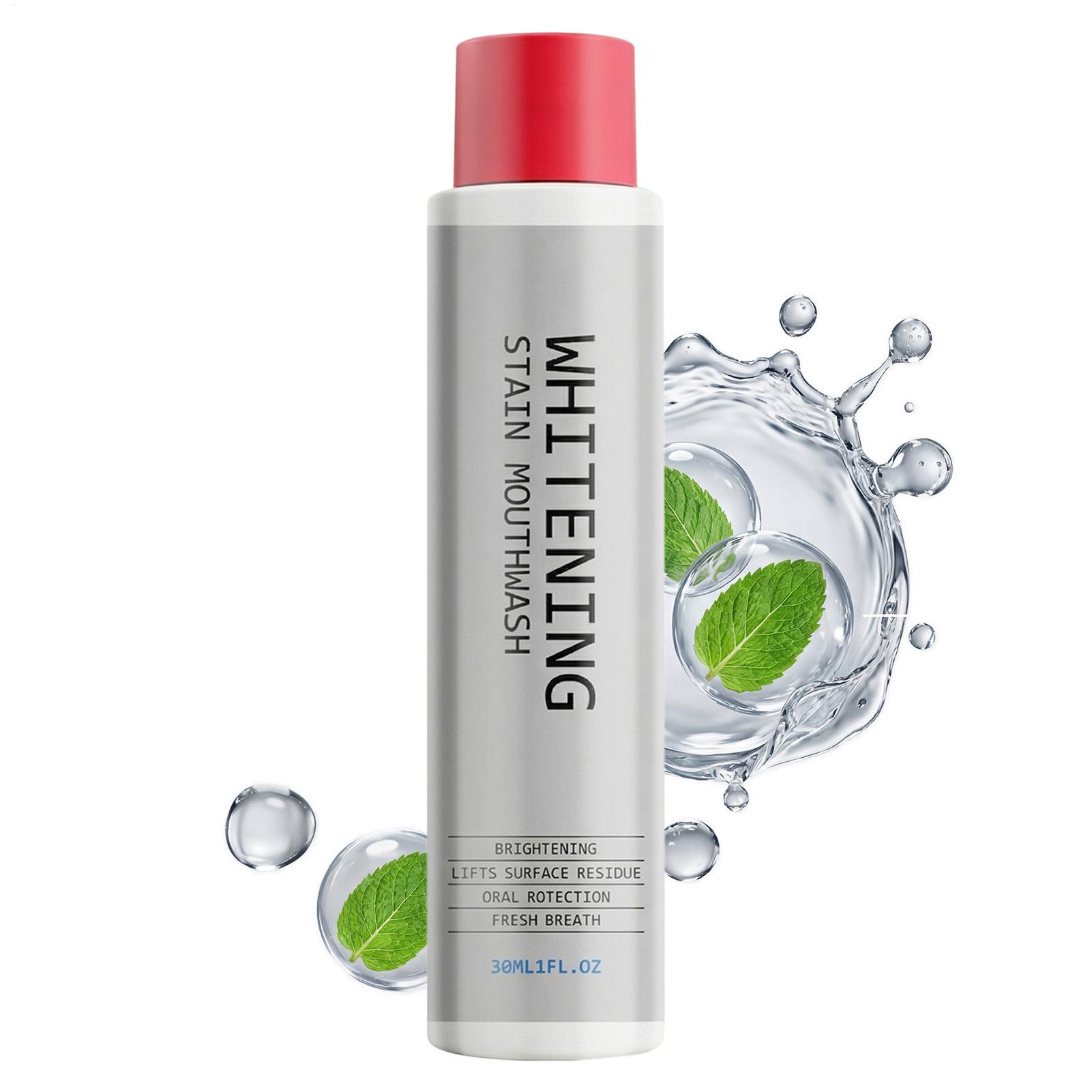 Teeth Whitening Mouthwash - 30ml Leke Çıkarıcı Beyazlatıcı Gargara, Koku