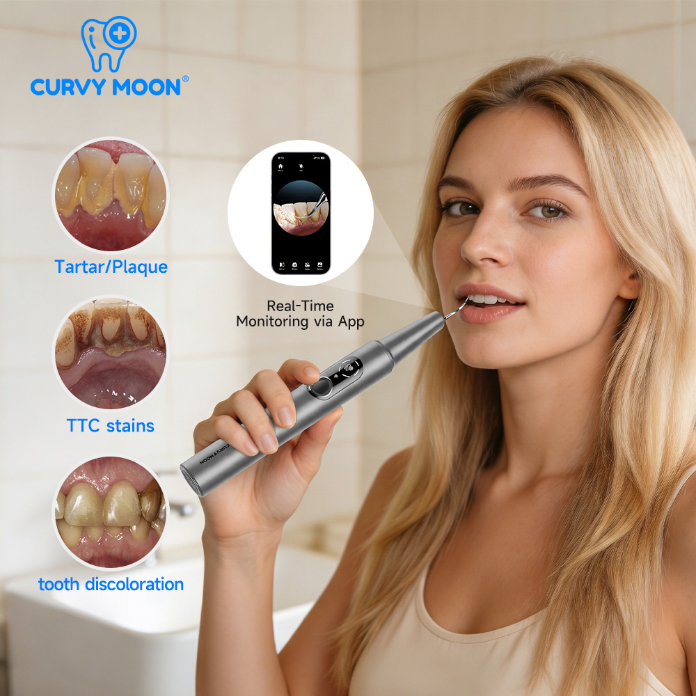 CURVY MOON Görünür Elektrikli  - Teeth Whitening Mouthwash incelemesi ve fiyatı